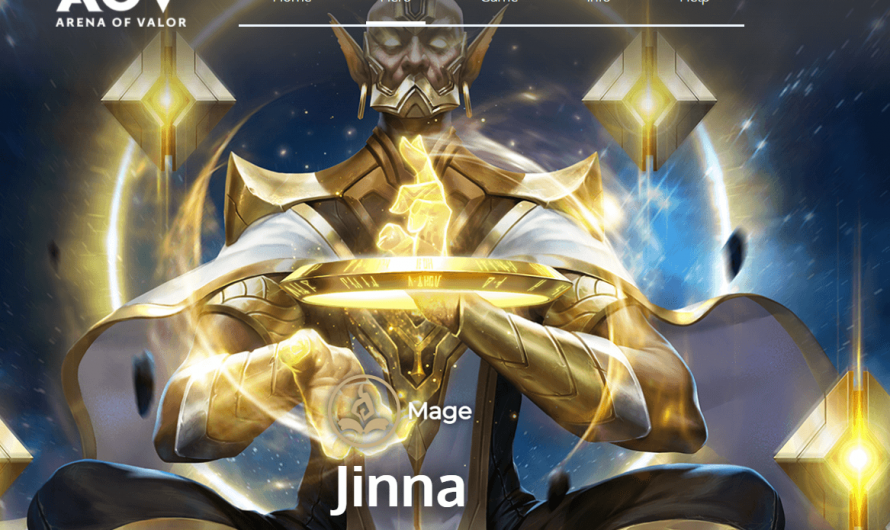 จินนา ตัวละคร rov ตำแหน่ง Mage